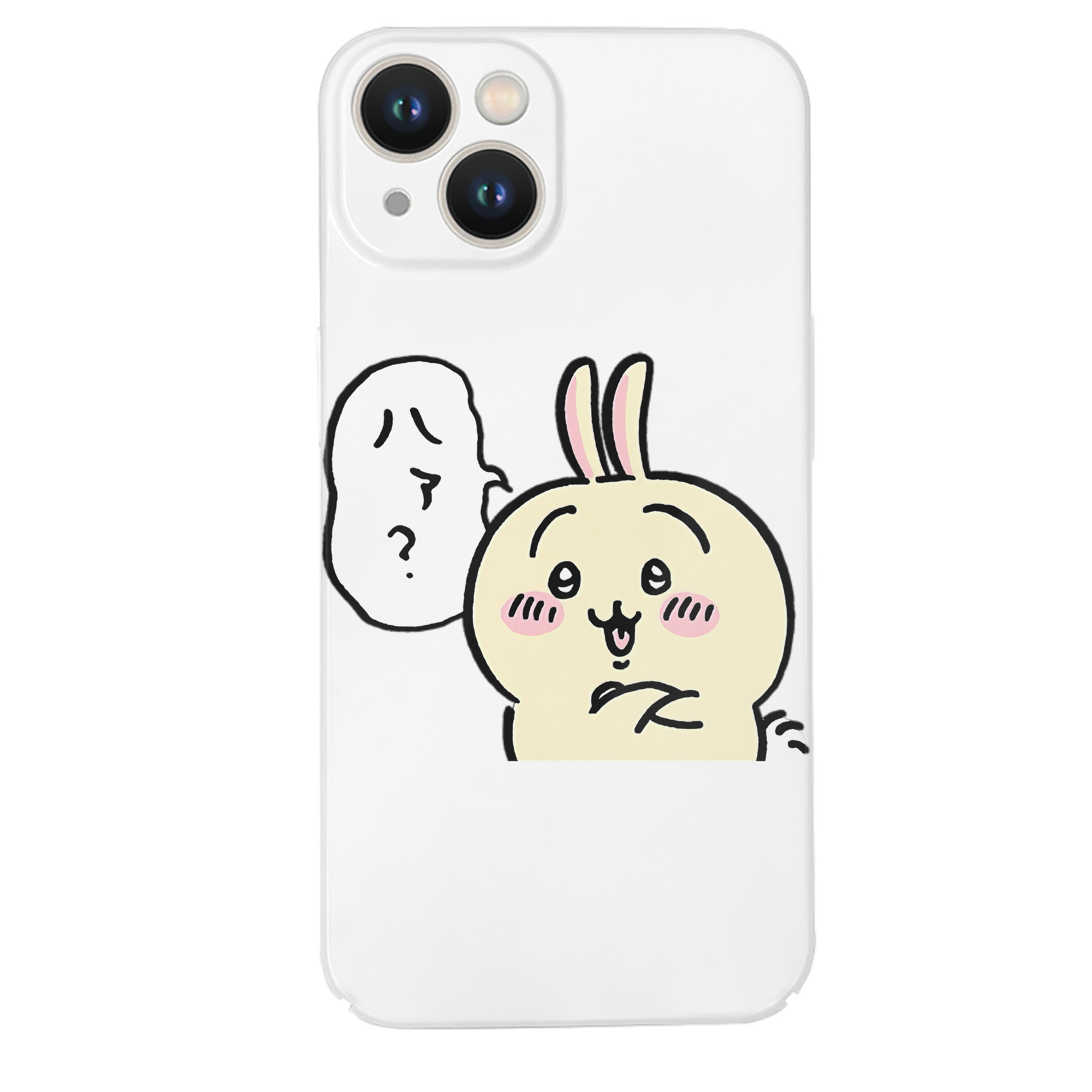 （画像用） ちいかわ うさぎ Chii-kawa usagi 【iPhone 14シリーズ対応】ハードケース